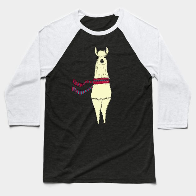 Alpaca Baseball T-Shirt by Day101